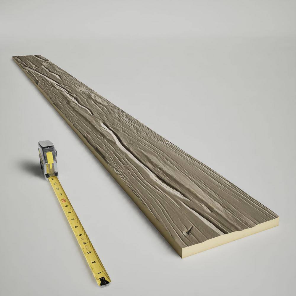 Champagne Mist Faux Wood Beam Plank, 4" x 8'