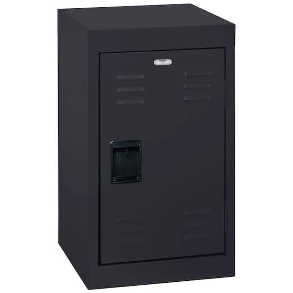 Sandusky 24 in. H x 15 in. W x 15 in. D Single-Tier Welded Steel Storage Locker in Black