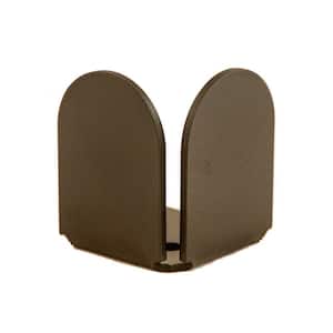 Dome 1-3/8 in. x 2-1/4 in. Oil Rubbed Bronze Non-Handed End Floor Stop