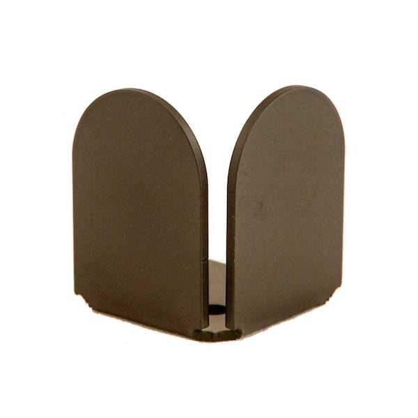 Quiet Glide Dome 1-3/8 in. x 2-1/4 in. Oil Rubbed Bronze Non-Handed End Floor Stop