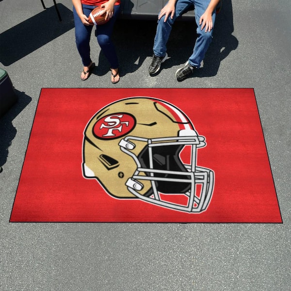 FANMATS San Francisco 49ers Red 5 ft. x 8 ft. Ulti-Mat Area Rug 36257 - The  Home Depot