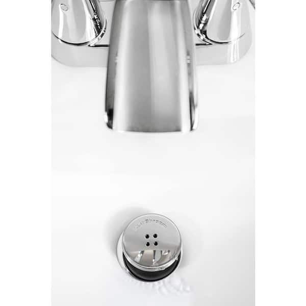 1pc Bathroom Sink Drain, Stainless Steel Pop-Up Bounce Core Basin Drain  Filter, Hair Catcher, Shower Sink Strainer