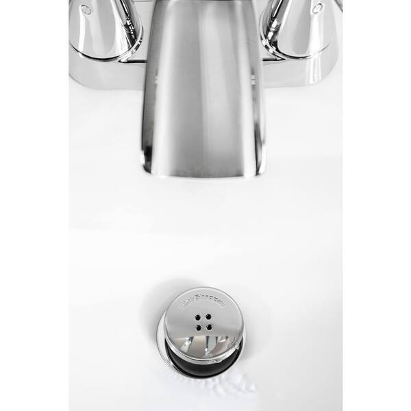 TubShroom 1.5 in. - 1.75 in. Drain Protector Hair Catcher in Chrome TSCE325  - The Home Depot