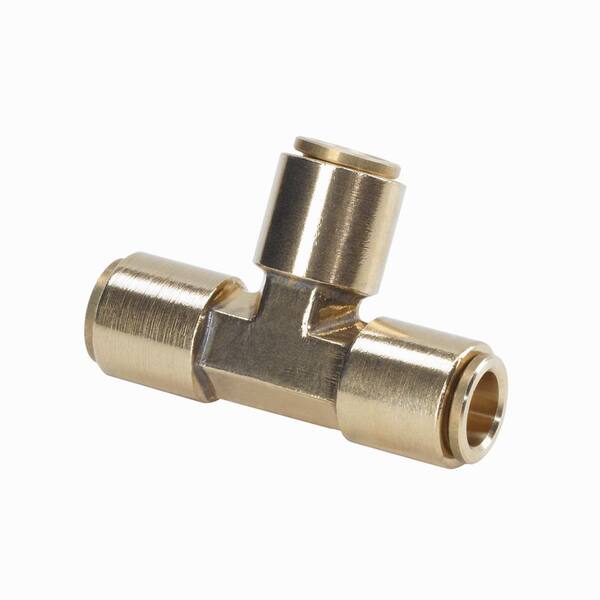 RYOBI 3/8 in. Brass Slip Lock T-Connector