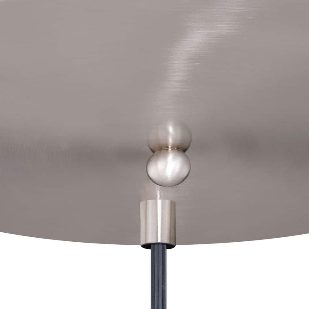 Millie Satin Nickel and Bronze 3-Light Farmhouse Pendant