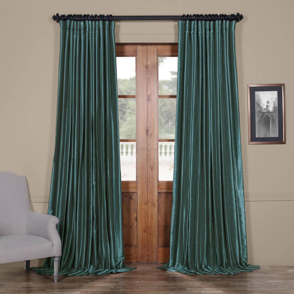 Heavy Royal Blue Cotton Velvet Curtain 46” Wide Pair X 82” Drop-clean Free Post 