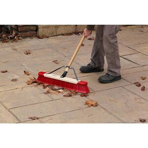 24 in. Easy to Assemble All-Purpose Push Broom