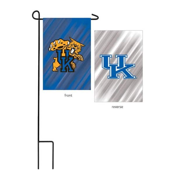 1 ft. x 1-1/2 ft. University of Kentucky 2-Sided Garden Flag with 3-2/3 ft. Metal Flagpole