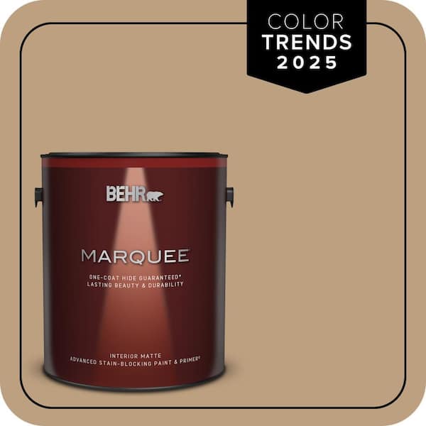 BEHR MARQUEE 1 gal. #N270-4 Oxford Street One-Coat Hide Matte Interior Paint & Primer