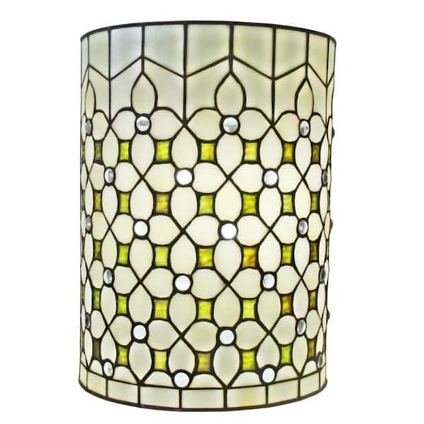 Amora Lighting 2-Light Tiffany Style Wall Sconce Lamp