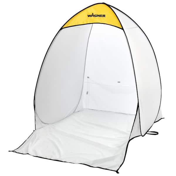 Portable Spray Paint Booth Tent: PLANTIONAL Spray Shelter with Waterproof  Floor, Mesh Screen & Rear Vent, Hobby Paint Shield Tool Painting Station