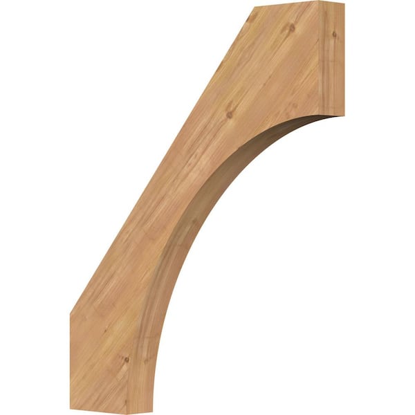 Ekena Millwork 3 1/2"W x 30"D x 36"H Westlake Smooth Knee Brace, Western Red Cedar