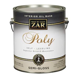 1 gal. Clear Semi-Gloss Oil-Based Interior Polyurethane - Self Leveling