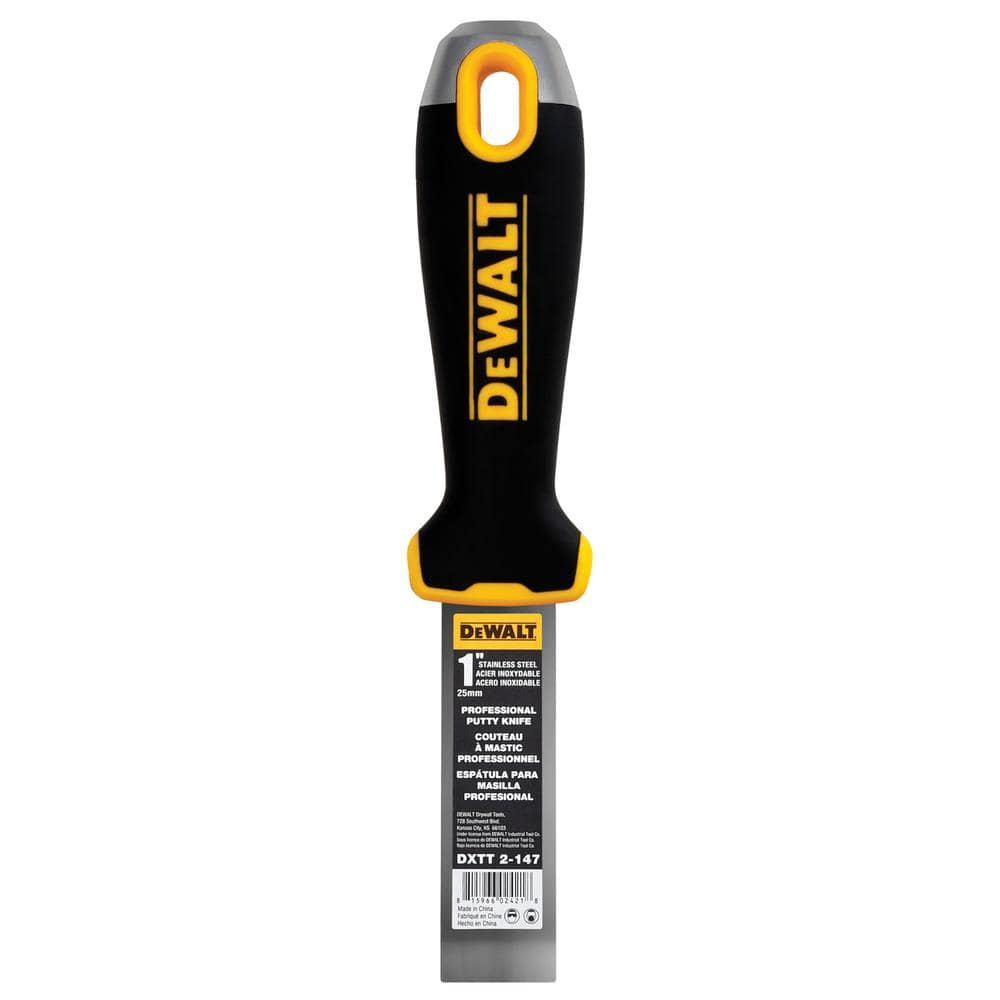 Dewalt 1 In Stainless Steel Joint Knife With Soft Grip Handle Dxtt 2 147 The Home Depot 4575