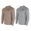 Milwaukee Men's X-Large WORKSKIN Hooded Sun Shirt (2-Pack) M550N-XL-M550G-XL