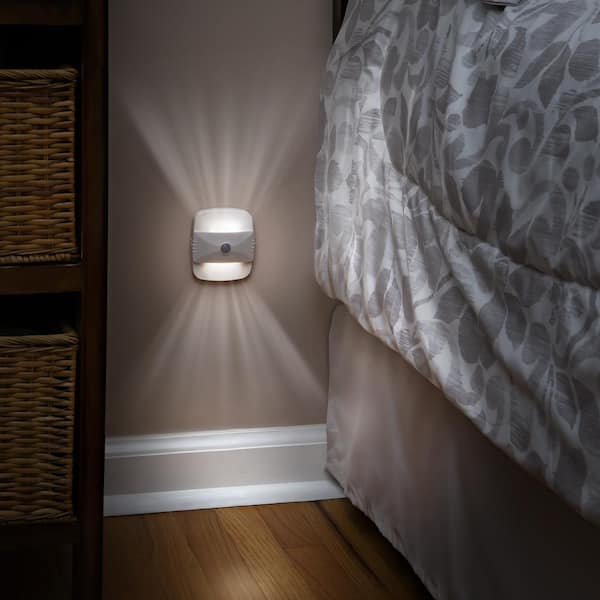 Eufy Lumi Stick-On Night Light, Warm White LED, Motion Sensor, 3-Pack