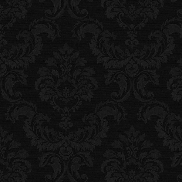 Damask Emboss Vinyl Roll Wallpaper (Covers 56 sq. ft.)