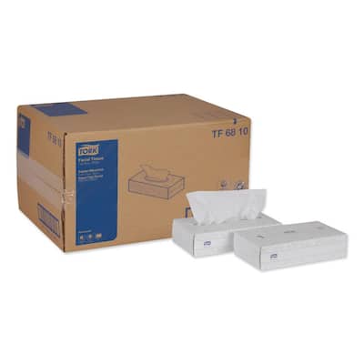 2-Ply White Advanced Facial Tissue Flat Box (100-Sheets/Box, 30-Boxes/Carton)