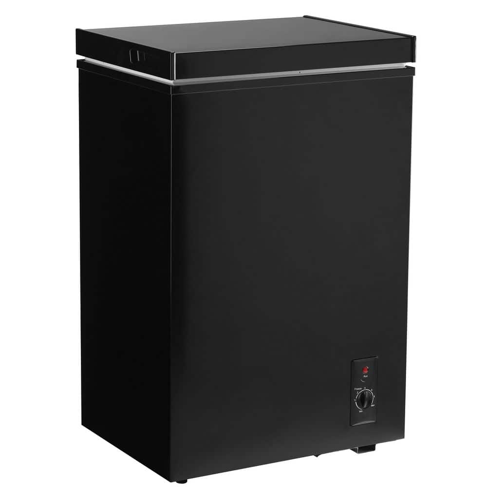 5.0 cu. ft. Manual Defrost Chest Freezer with 7 Gears Temp Control Removable Basket in Black Garage Ready Garage/Kitchen price history on PriceWatchPro