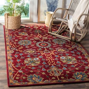 Heritage Red 8 ft. x 10 ft. Area Rug