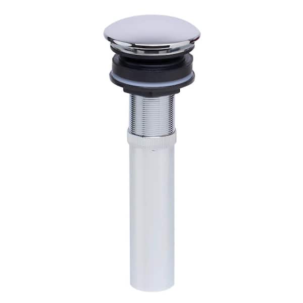ALFI BRAND 7.63 in. Pop Up Drain for Bathroom Sink without Overflow, Polished Chrome