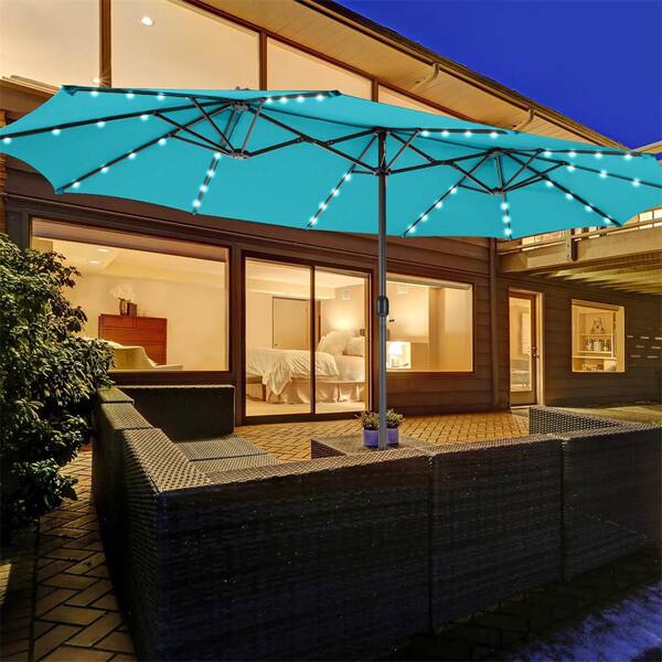 15 ft patio umbrella outdoor umbrella with crank and Sophia & William 15FT Outdoor Patio Umbrella Extra Large Double Sided