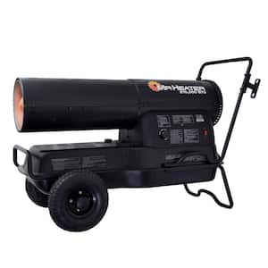 210,000 BTU Black Kerosene Forced Air Outdoor Space Heater with Wheels