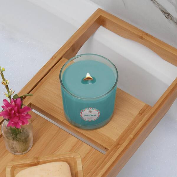 Winter Candle Soy Candle Basil Lime Candle Scented Candle Mason Jar Candle