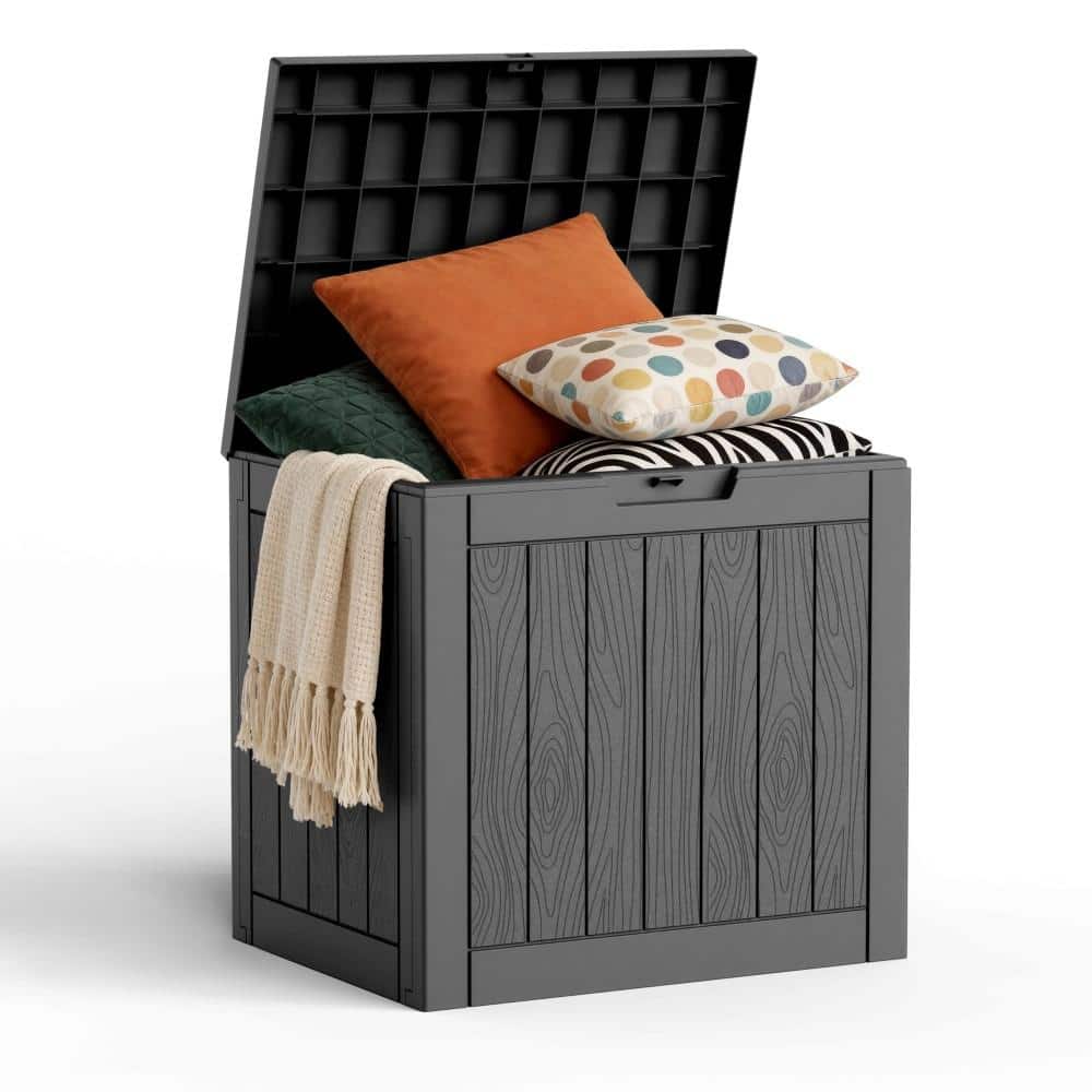 30 Gal. Black Resin Outdoor Deck Box with Lockable Lid price history on PriceWatchPro