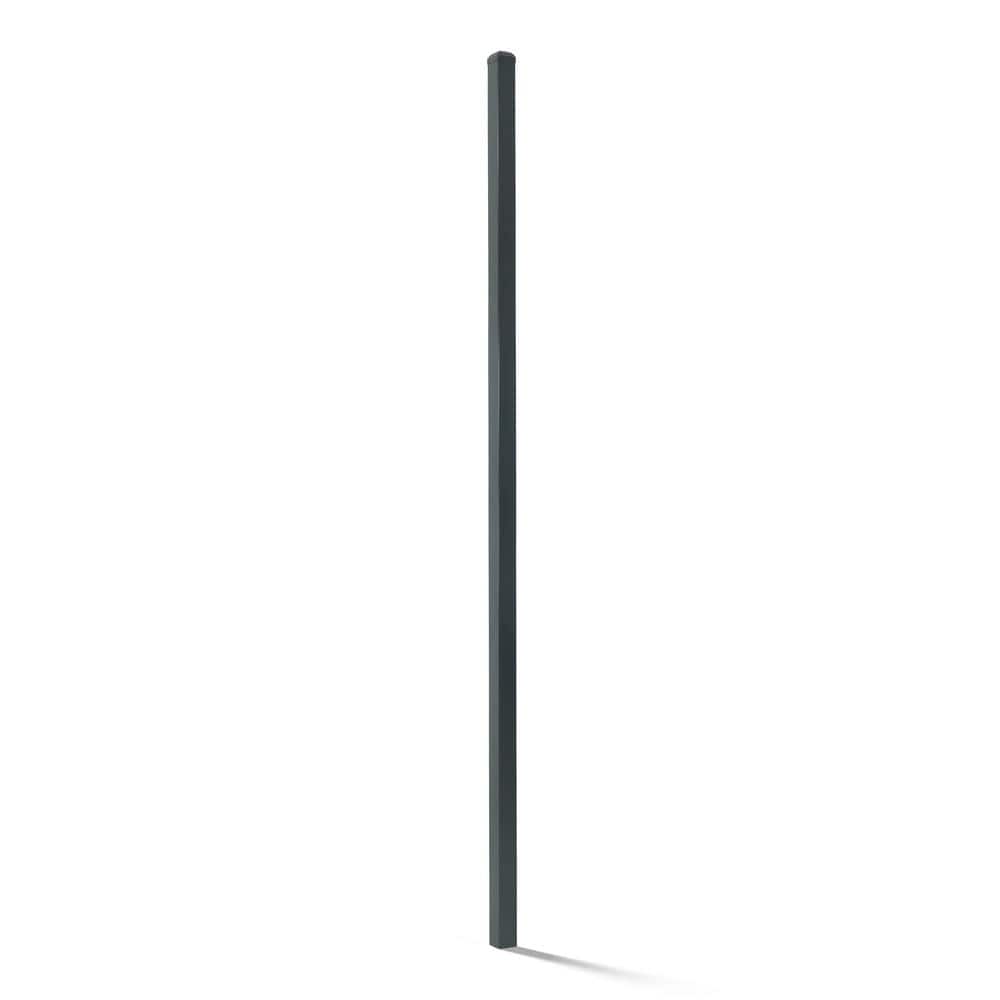 2 in. x 2 in. x 7 ft. Steel Flat Top Blank Metal Fence Post with Post Cap (1 pack) price history on PriceWatchPro