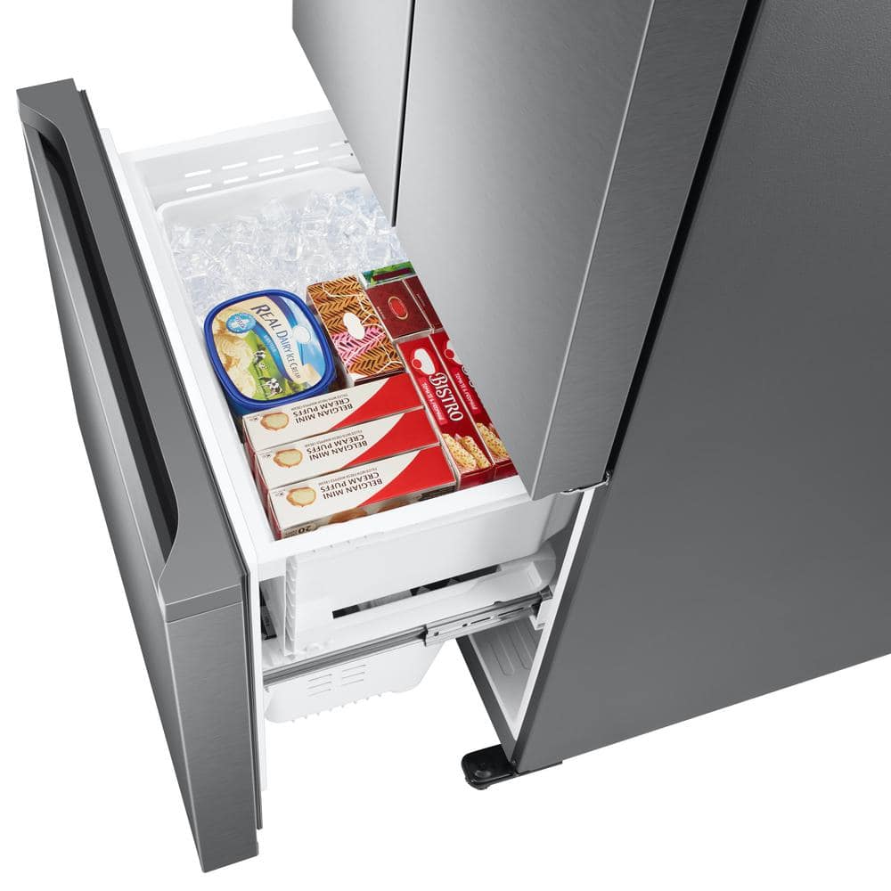 Stainless Steel Smart French Door Refrigerator with Ice Maker