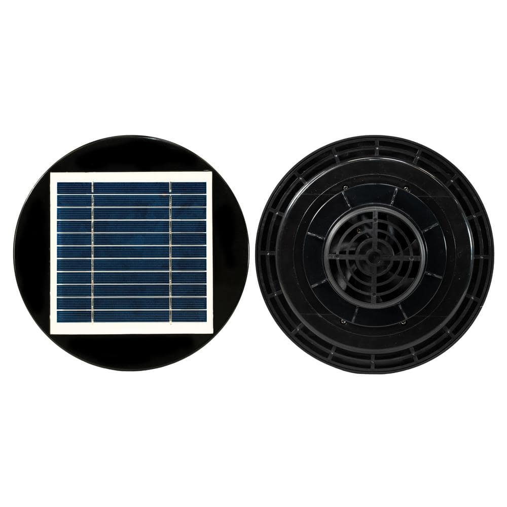 QuietCool Solar Utility Fan for Sheds, Greenhouses, Portable Restrooms and  More UTF-SLR-03 - The Home Depot
