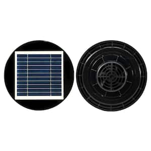 Solar Utility Fan for Sheds, Greenhouses, Portable Restrooms and More