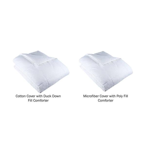 Lavish Home All Season Year Round Warmth White King Down Alternative  Comforter M882000 - The Home Depot