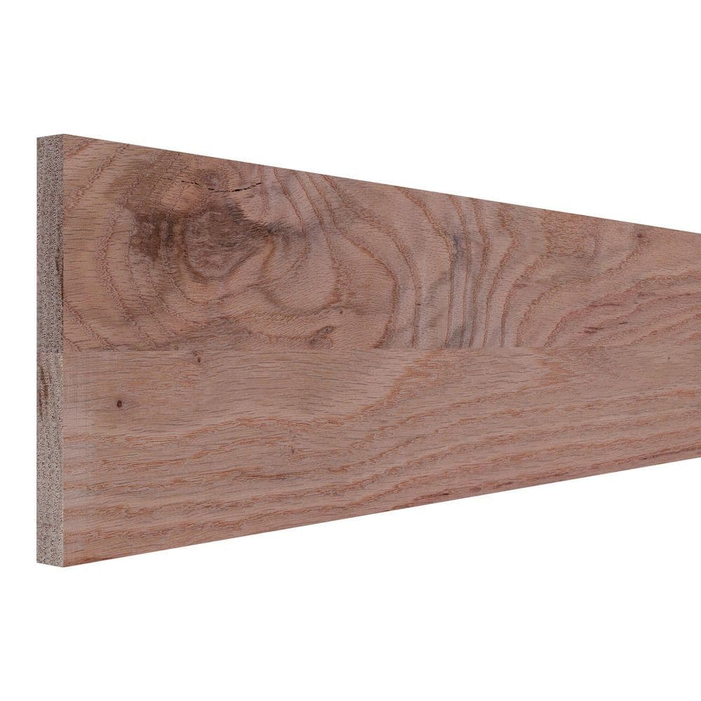0.75 in. D x 7.25 in. W x 72 in. L Unfinished Rustic Red Oak Wood Board price history on PriceWatchPro