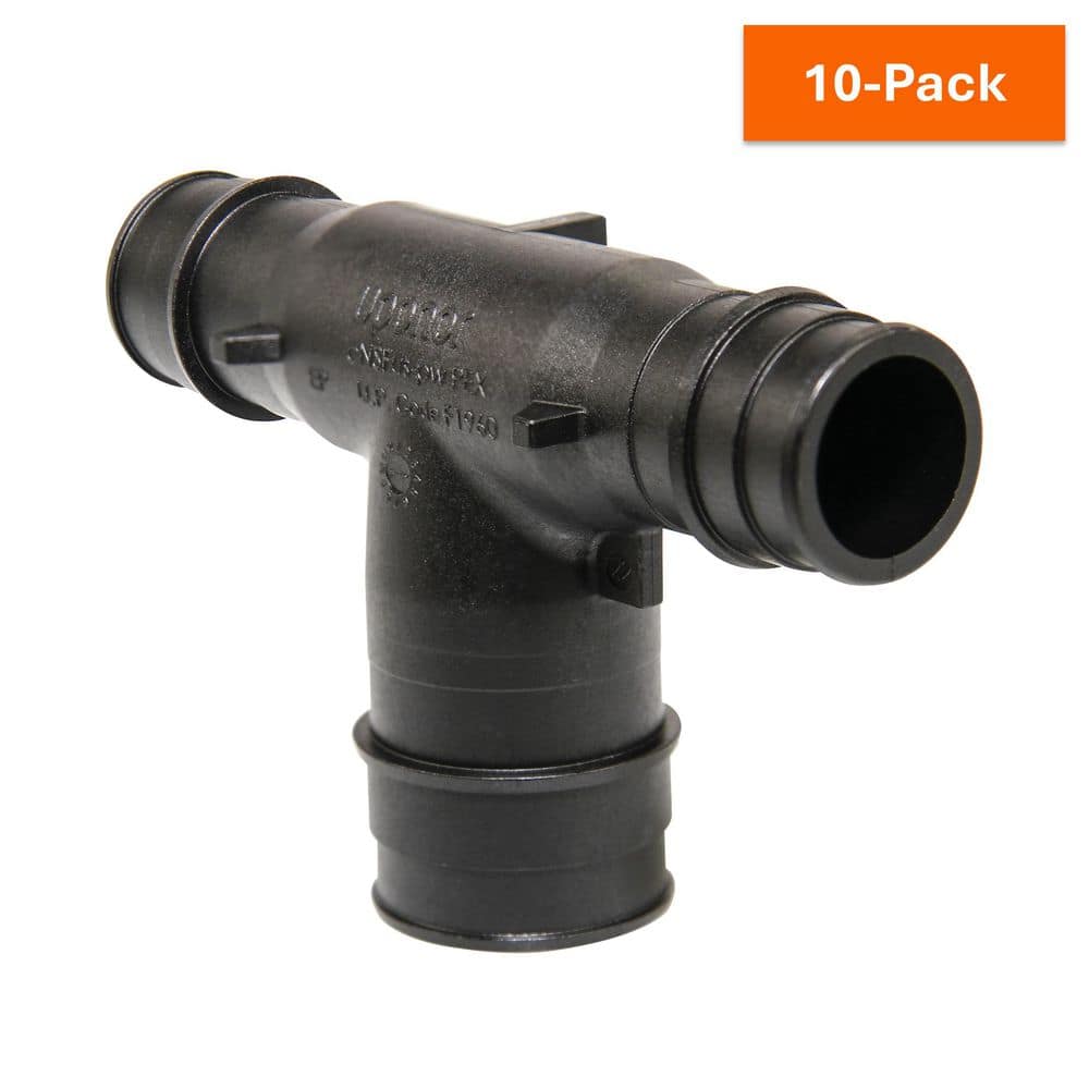 ProPEX 3/4 in. x 3/4 in. x 1 in. PEX-A Expansion Barb Engineered Polymer Reducing Tee (10-Pack) price history on PriceWatchPro