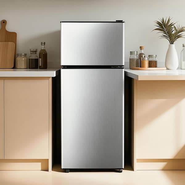 INSTER 3.8 cu. ft. Mini Refrigerator Double Doors Fridges with