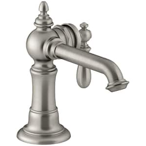Artifacts Single Hole Single-Handle Bathroom Faucet in Vibrant Brushed Nickel