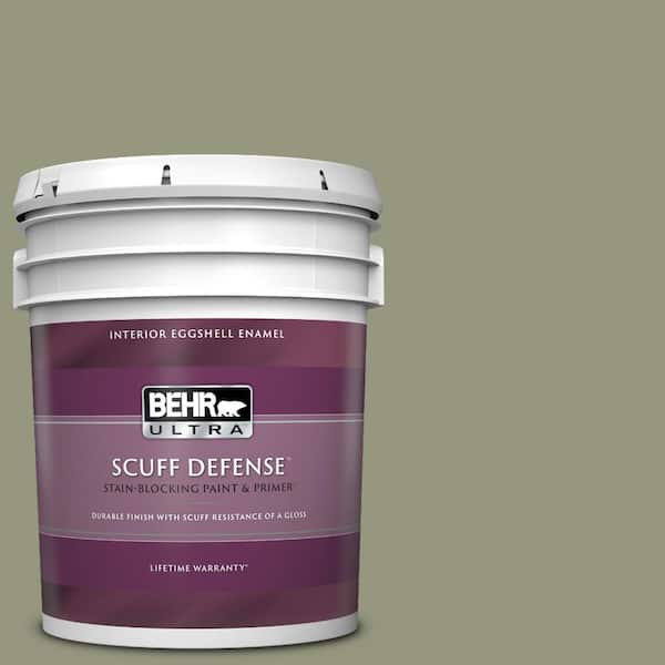 BEHR ULTRA 5 gal. #S380-5 Milkweed Pod Extra Durable Eggshell Enamel Interior Paint & Primer