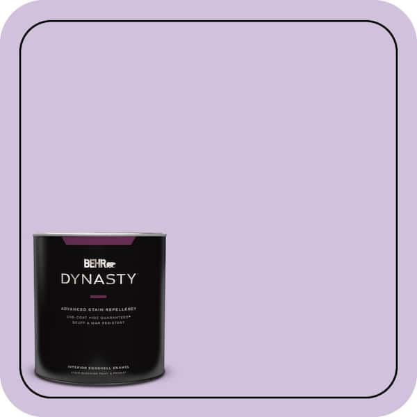 BEHR DYNASTY 1 qt. #650A-3 Fresh Heather Eggshell Enamel Interior Stain-Blocking Paint & Primer