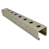 Kindorf 10 Ft. 12-Gauge Metal Framing Strut Channel - Gold - Punched 9/ ...