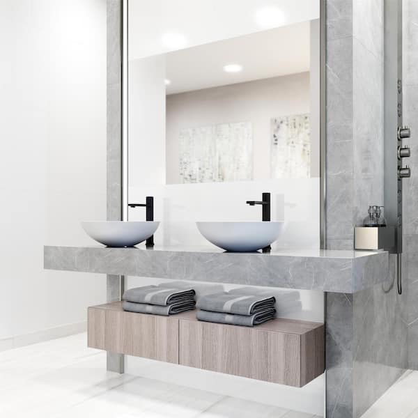 Nova Single Handle Single-Hole Bathroom Vessel Faucet in Matte Black