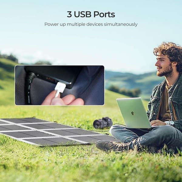 Renogy 200W Solar Panel Suitcase - Foldable, Portable Monocrystalline Panel For RV, Camping, Off-Grid Power 7 thumbnail image