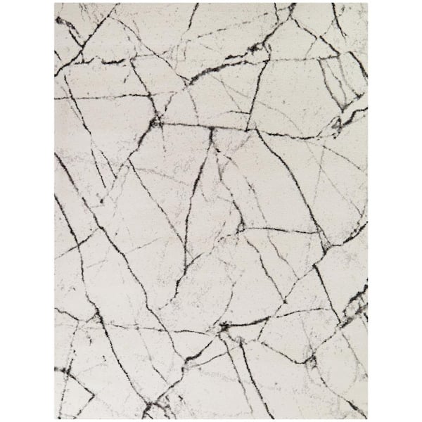 BALTA Avenaim Cream 8 ft. x 10 ft. Abstract Area Rug