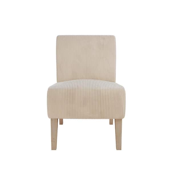 DHP Kendrin Accent Chair, Ivory Corduroy