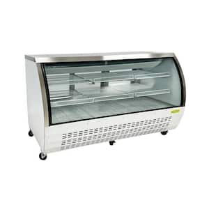 79 in. 32 cu. ft. Deli Meat Display Refrigerator Refrigerated EC79 White