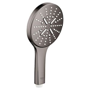 Rainshower Smartactive 3-Spray with 1.75 GPM 5 in. Wall Mount Handheld Shower Head in Hard Graphite