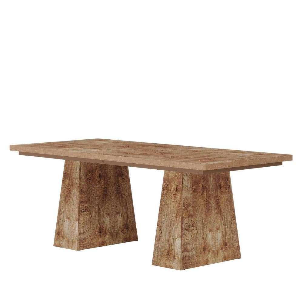 63 in. Rectangle Light Brown Wood Computer Desk, Office Conference Table for 4-6 People price history on PriceWatchPro