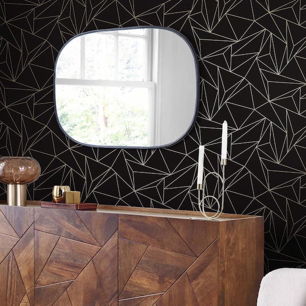 Scatter Geo Black Wallpaper