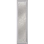 ODL Rain 8 in. x 36 in. x 1 in. with White Frame 1/2 View Side Lite ...